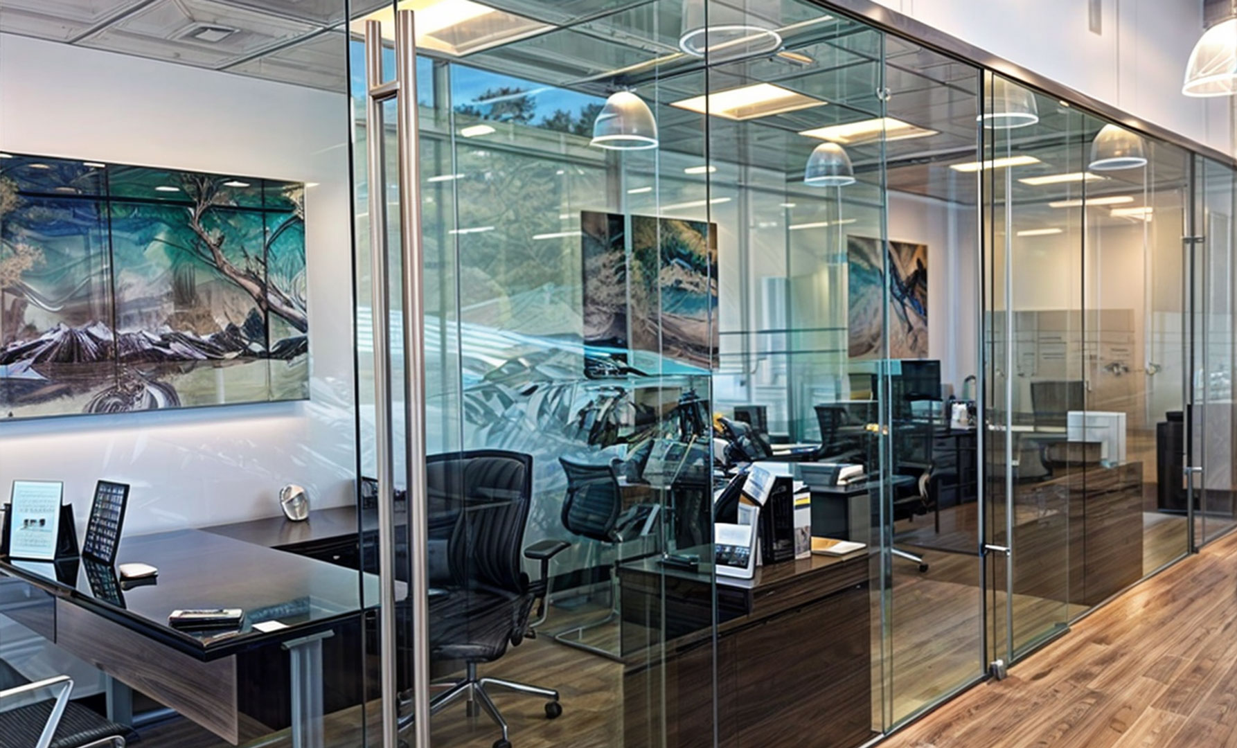 Tiffany Sliding Door Custom