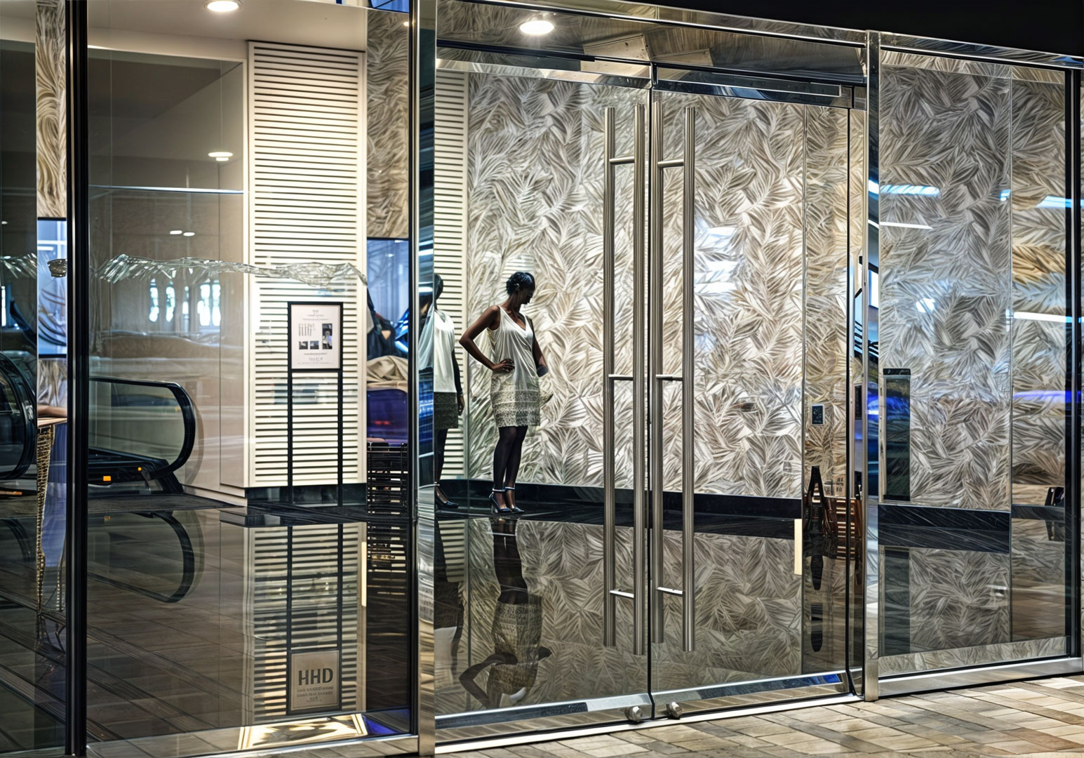 all-glass-entrance-door