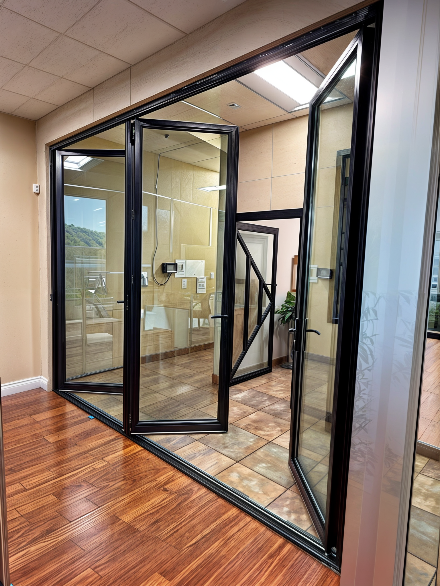 accordion bifold door
