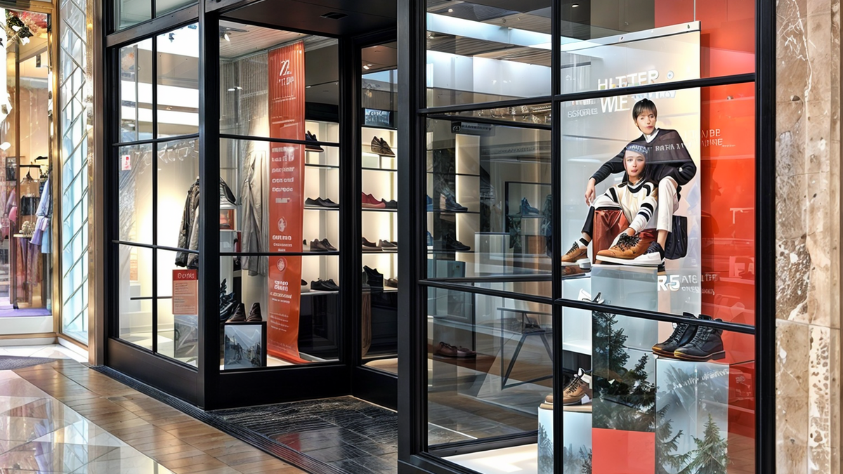 Close-up of a thermally broken aluminum door frame, showing the internal insulated barrier that reduces heat transfer between exterior and interior surfaces.