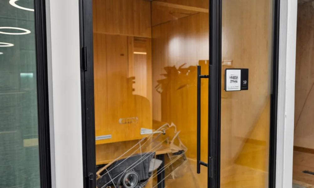 Modern office building façade using reflective glass to improve solar control and reduce heat gain in commercial architecture.