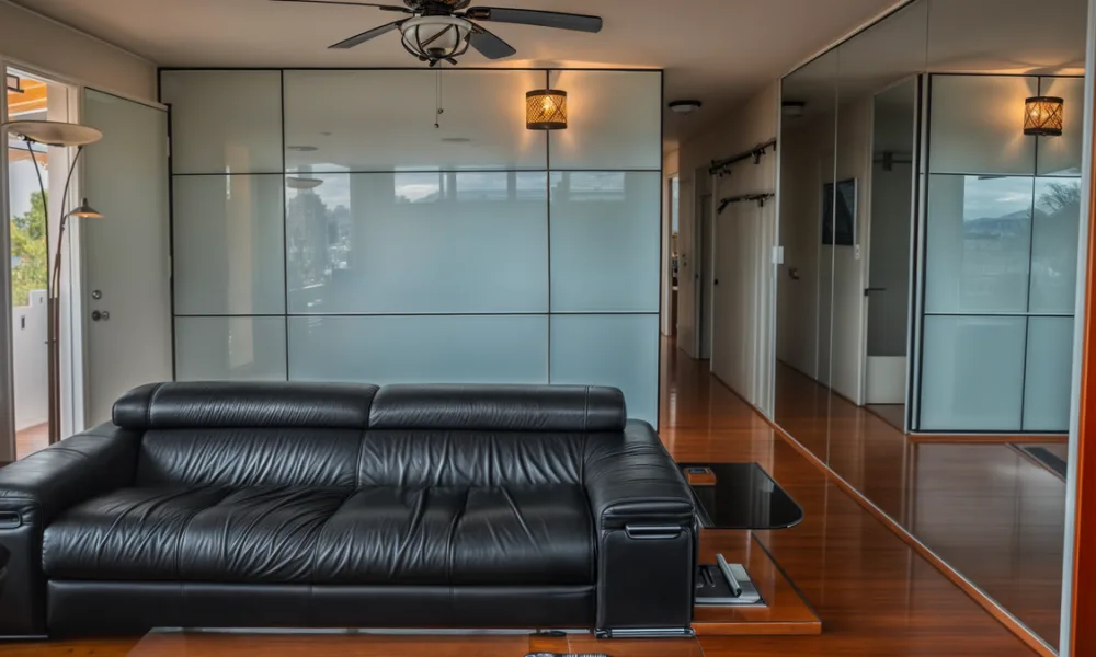 Spandrel glass conceals floor slabs, insulation and mechanical components within curtain walls and other glazed façades