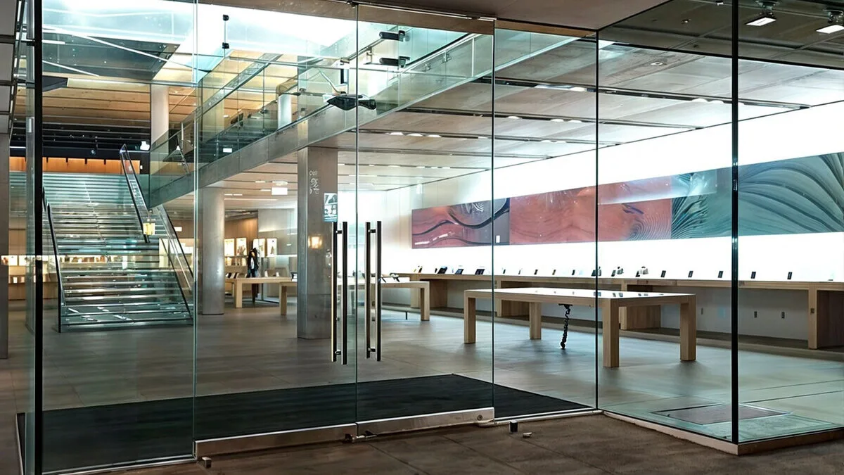 PRL fabricates and coordinates glass and aluminum components for storefronts, railings, folding systems, windows, custom doors, and architectural surfaces.
