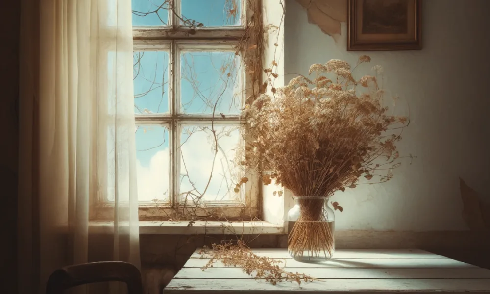 Natural daylight entering a modern interior through large windows, illuminating occupied areas and creating a visual connection with the outdoors.